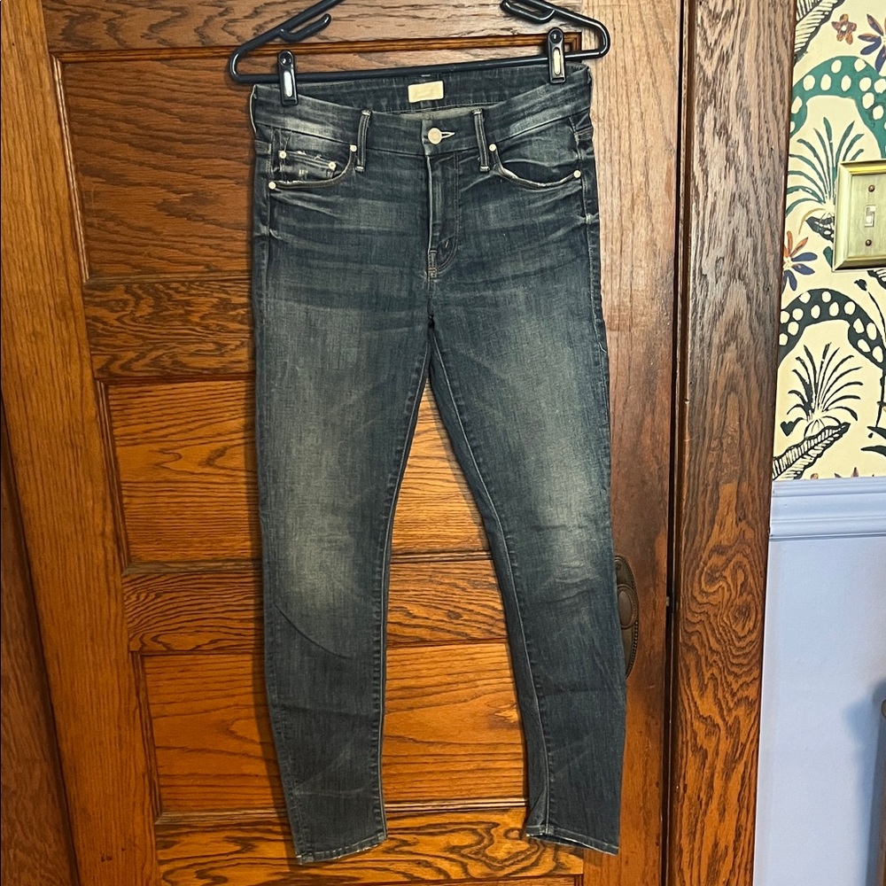 MOTHER The Looker Skinny Jeans in Double Trouble size 27
